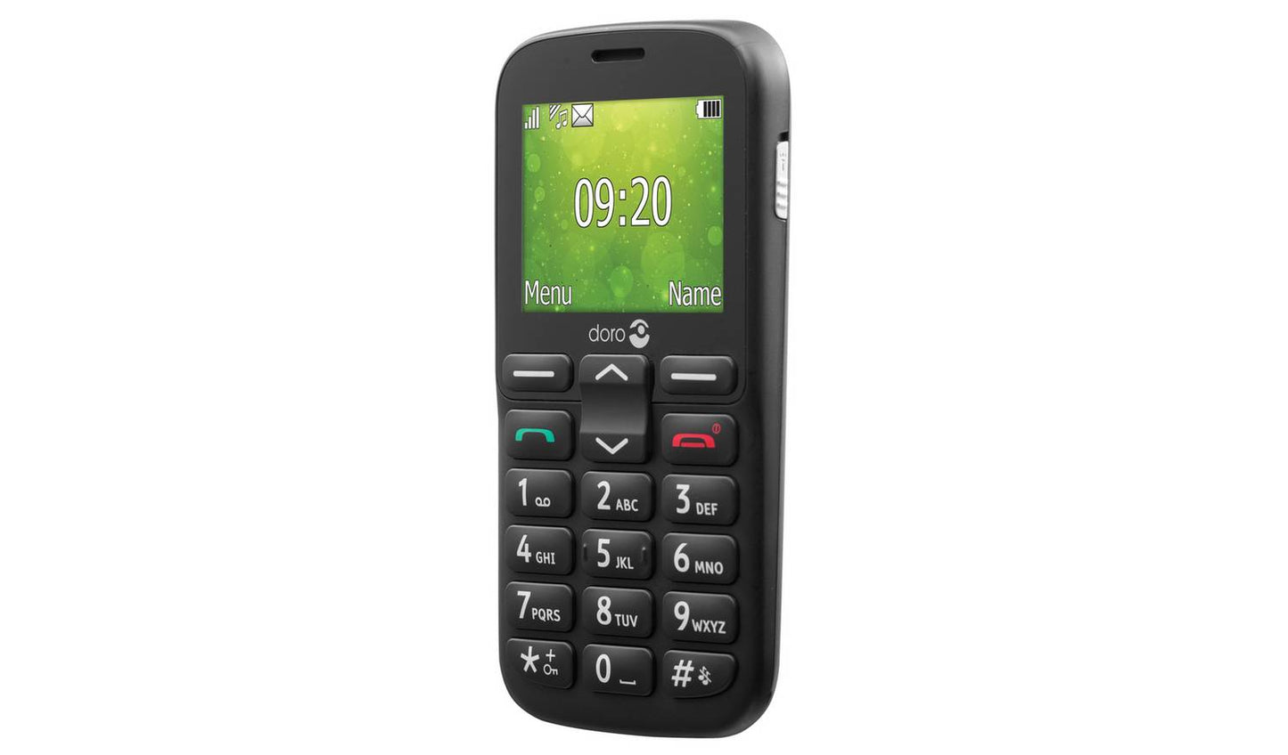 SIM Free Doro 1380 Mobile Phone - Black