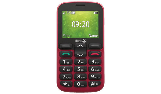 SIM Free Doro 1380 Mobile Phone - Red