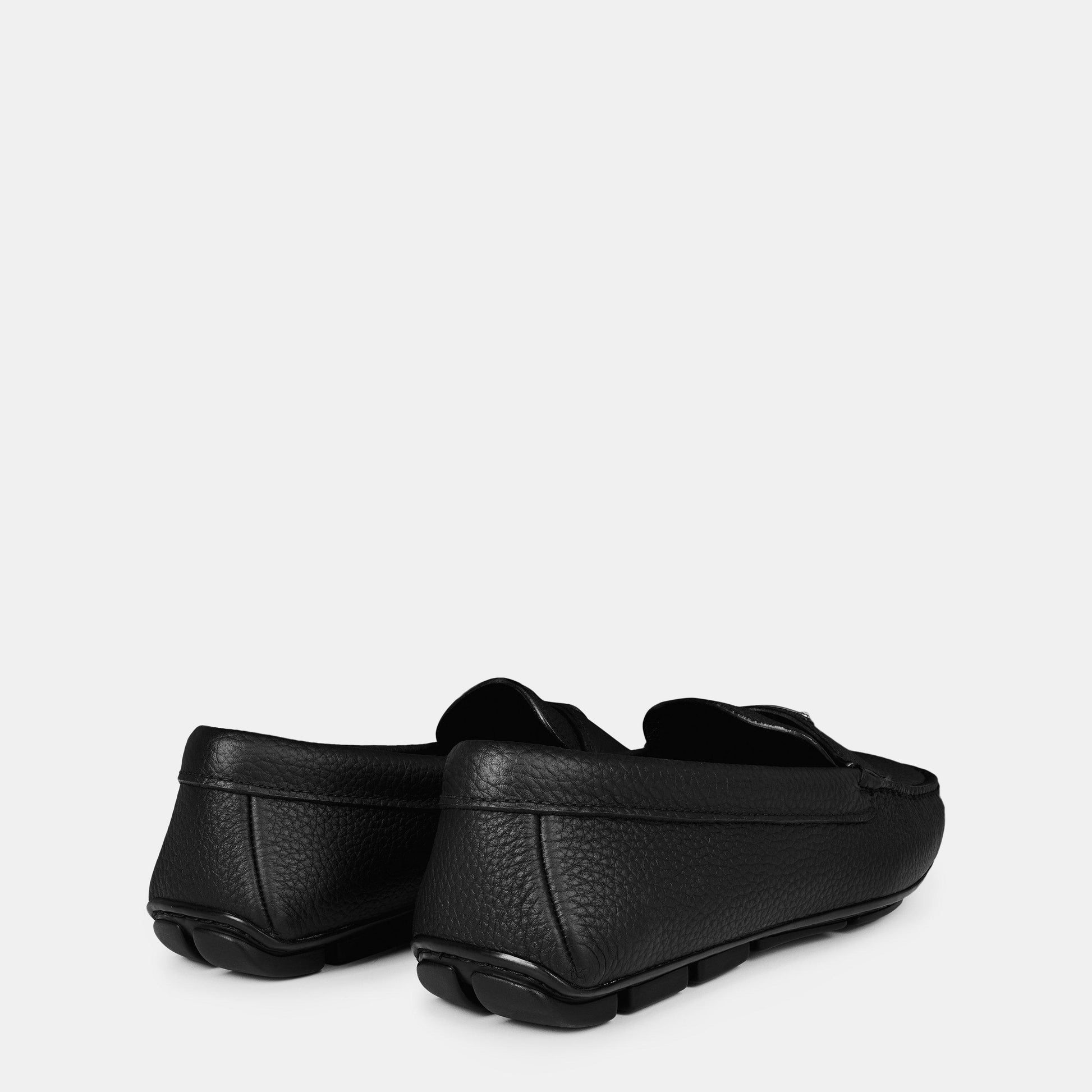Prada Men'S Leather Drive Loafers