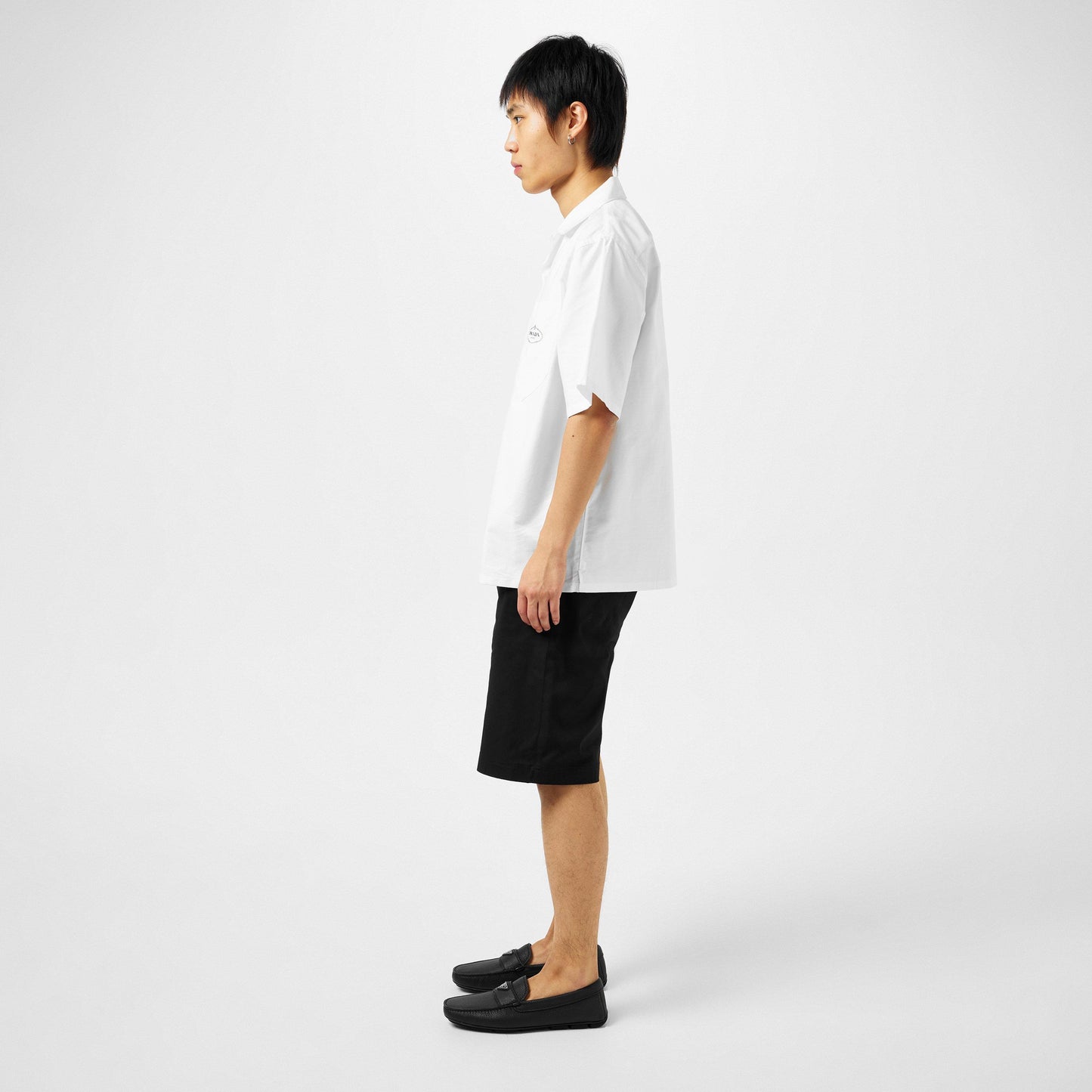Prada Men'S Leather Drive Loafers