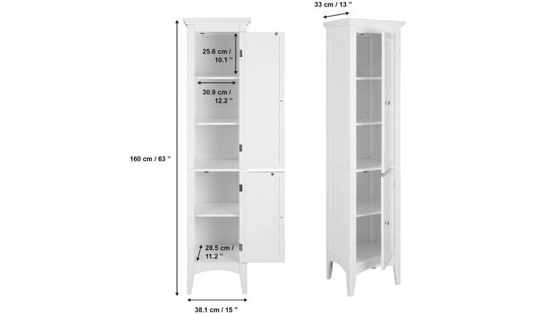 Teamson Home Glancy Tallboy - White