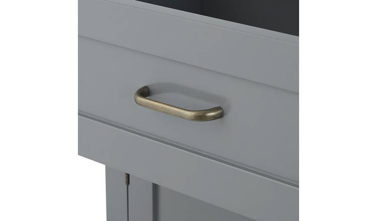 Teamson Home Mercer 2 Door 1 Drawer Cabinet - Grey