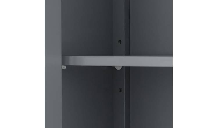 Teamson Home Mercer 2 Door 1 Drawer Cabinet - Grey