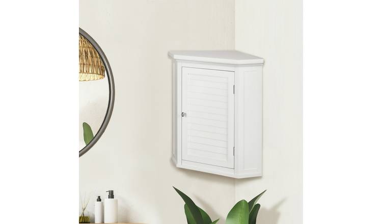 Teamson Home Glancy 1 Door Cabinet - White