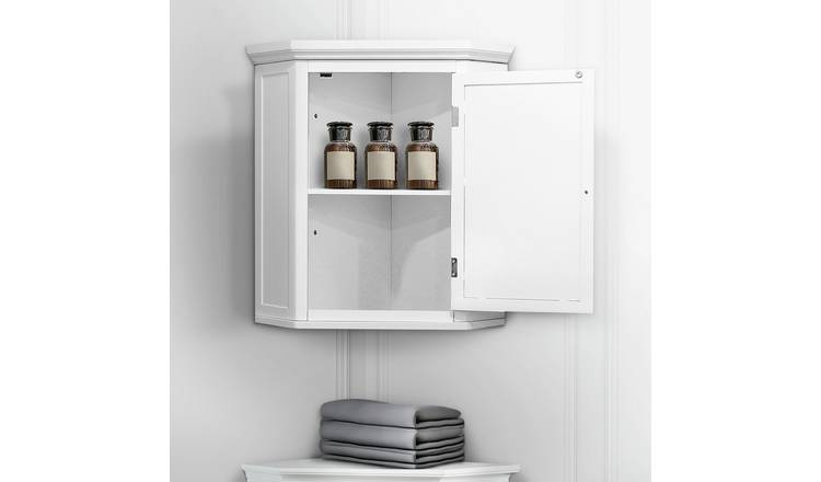 Teamson Home Glancy 1 Door Cabinet - White