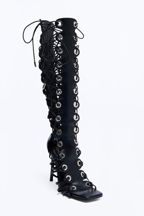 Hugo Gladiator Heels - Black