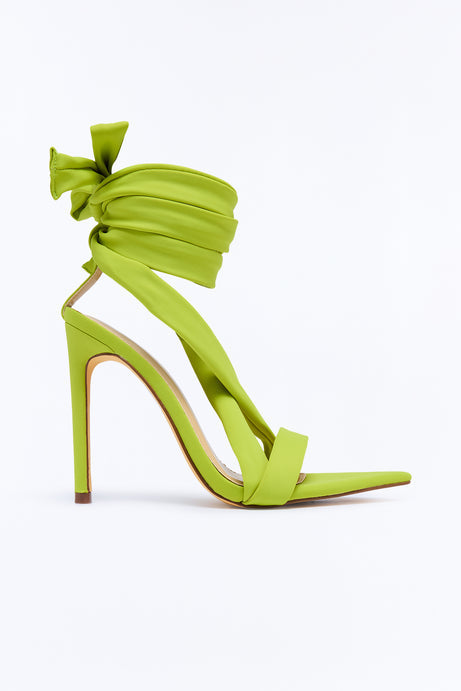 Dalia Pointed Toe Wrap Up Heels