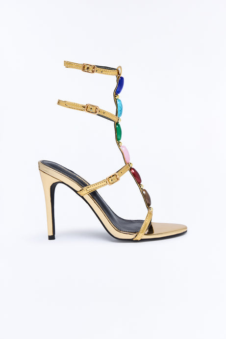Colbie Stone Ankle Strap Heels