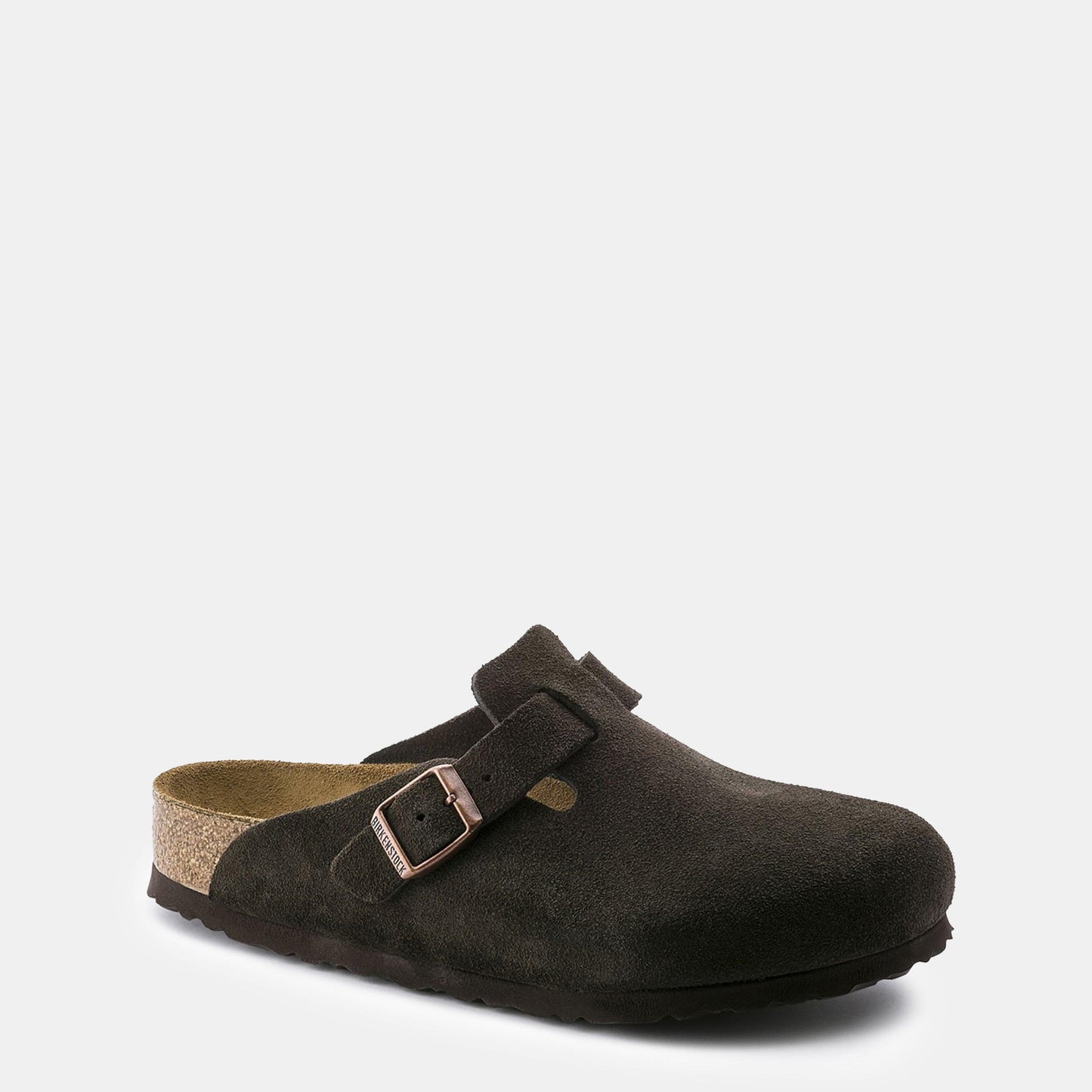 Birkenstock Boston Suede Flat Sandals