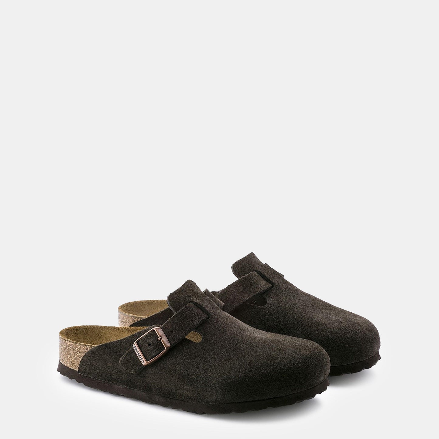 Birkenstock Boston Suede Flat Sandals