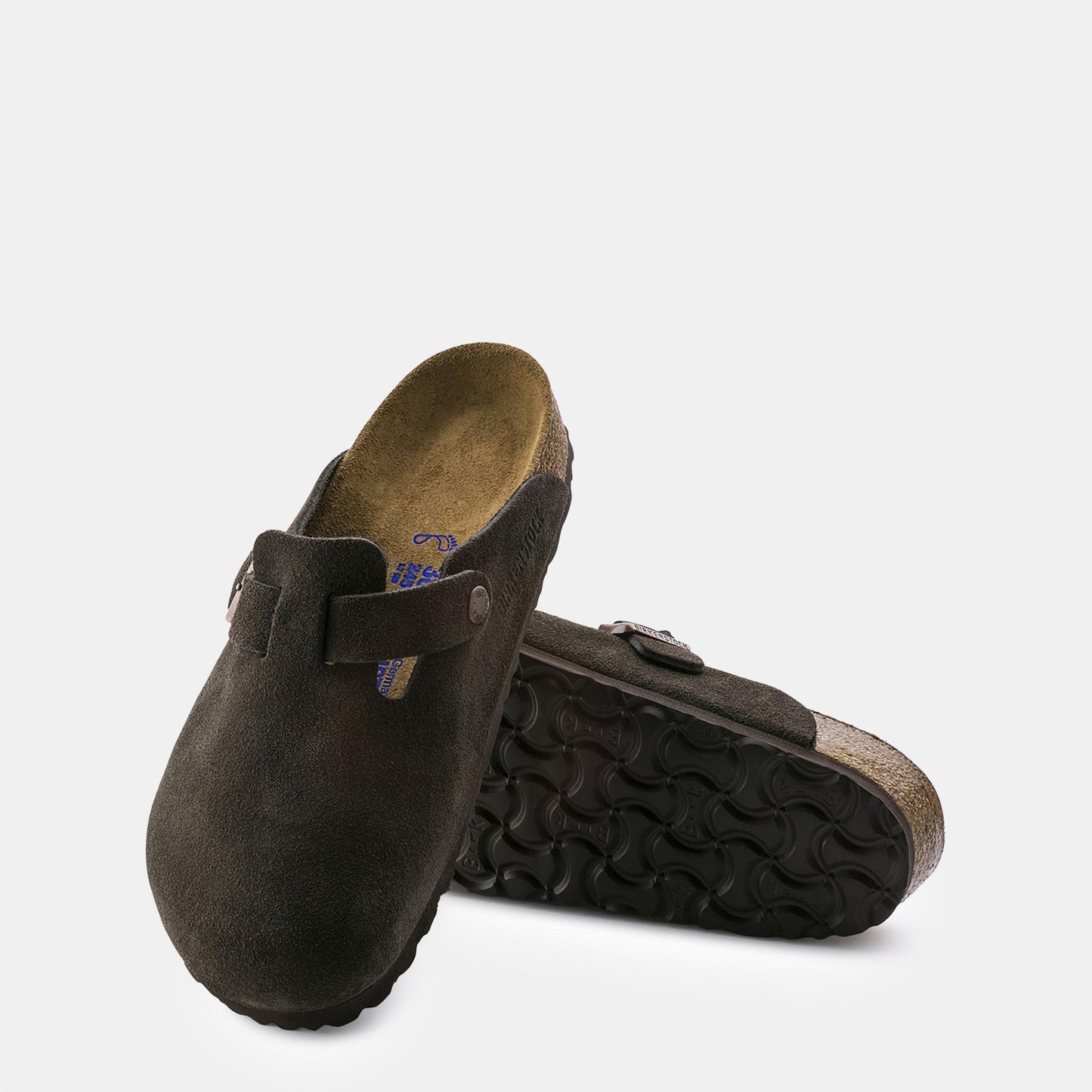 Birkenstock Boston Suede Flat Sandals
