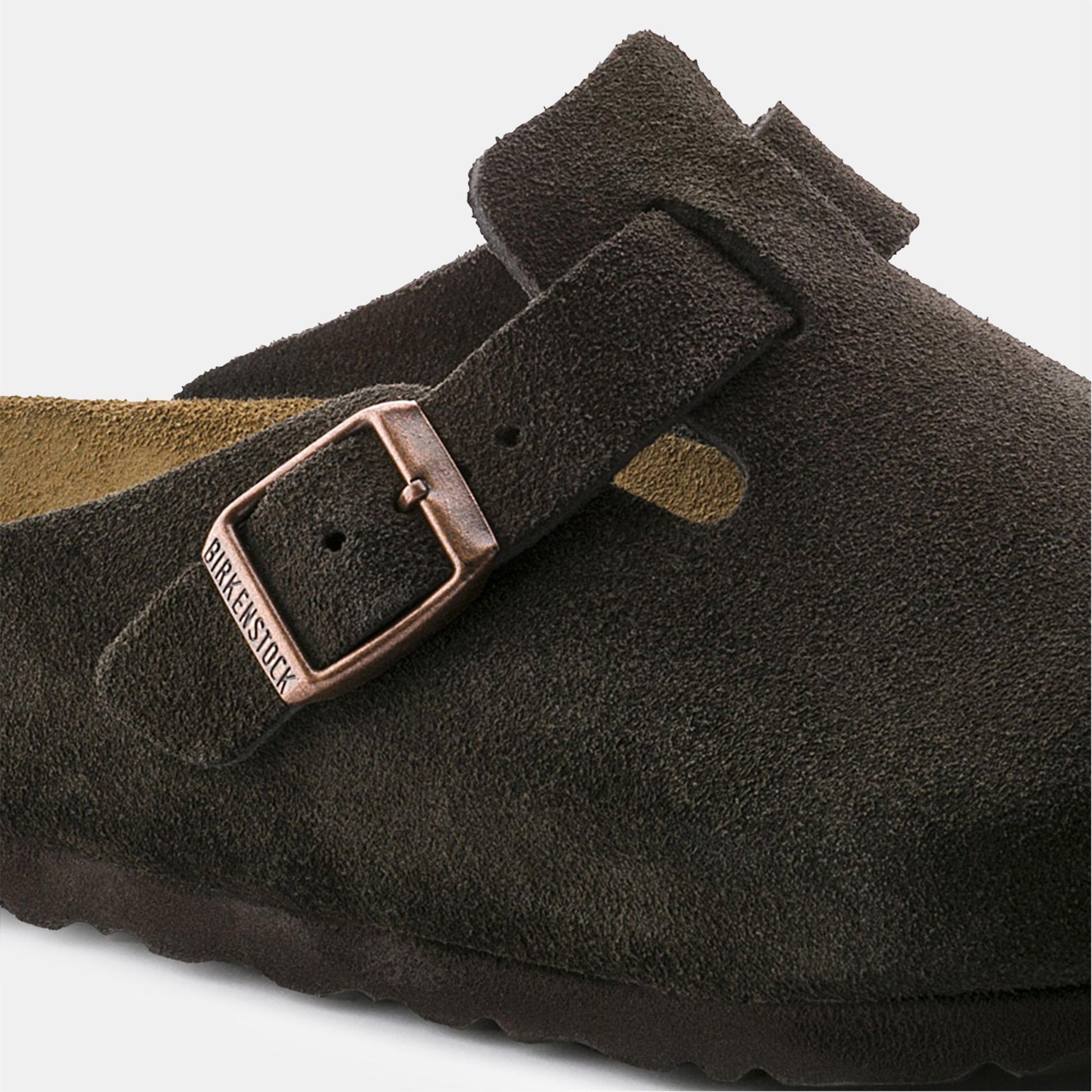 Birkenstock Boston Suede Flat Sandals