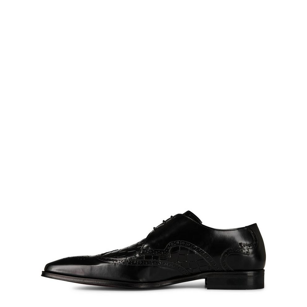 Jeffery West Scarface Leather Oxford Shoes