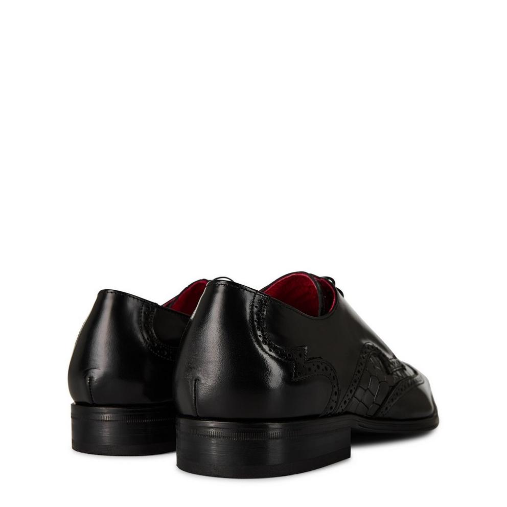 Jeffery West Scarface Leather Oxford Shoes