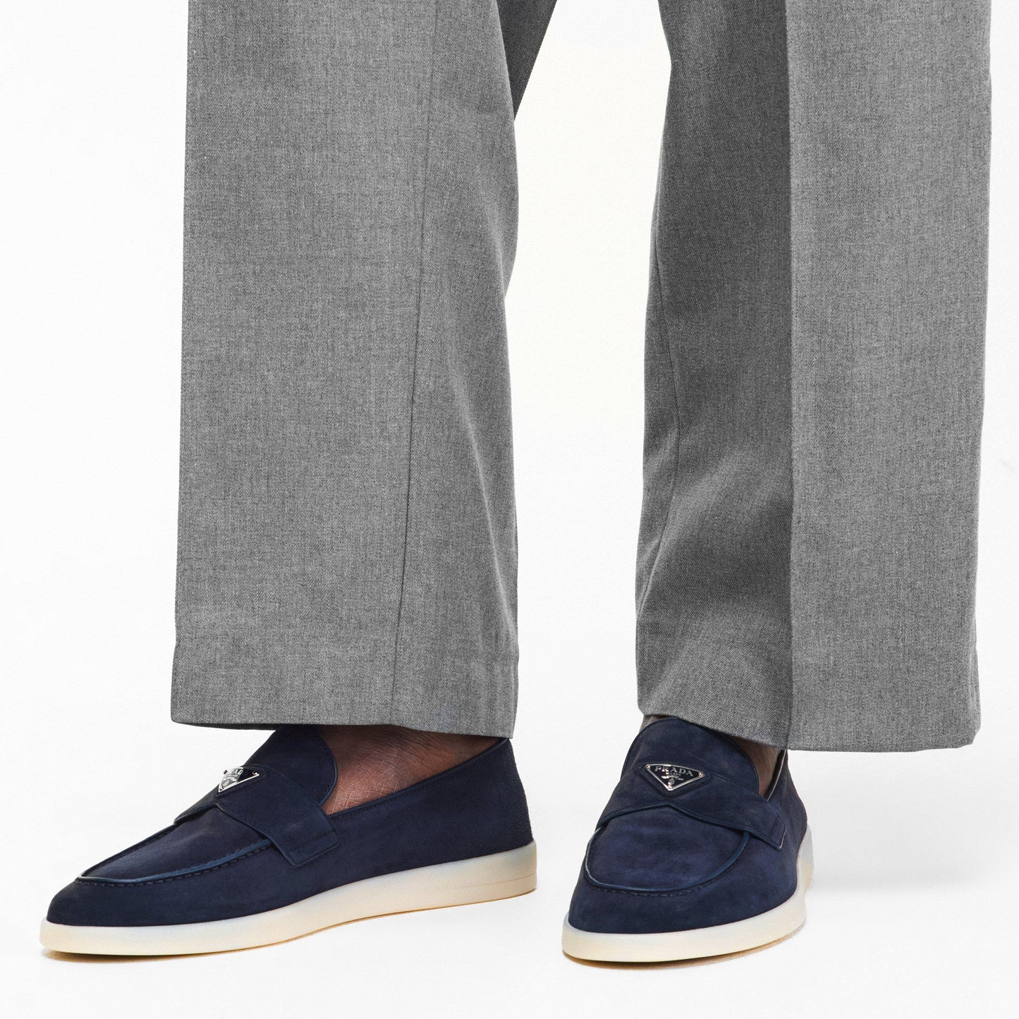 Prada Suede Loafers