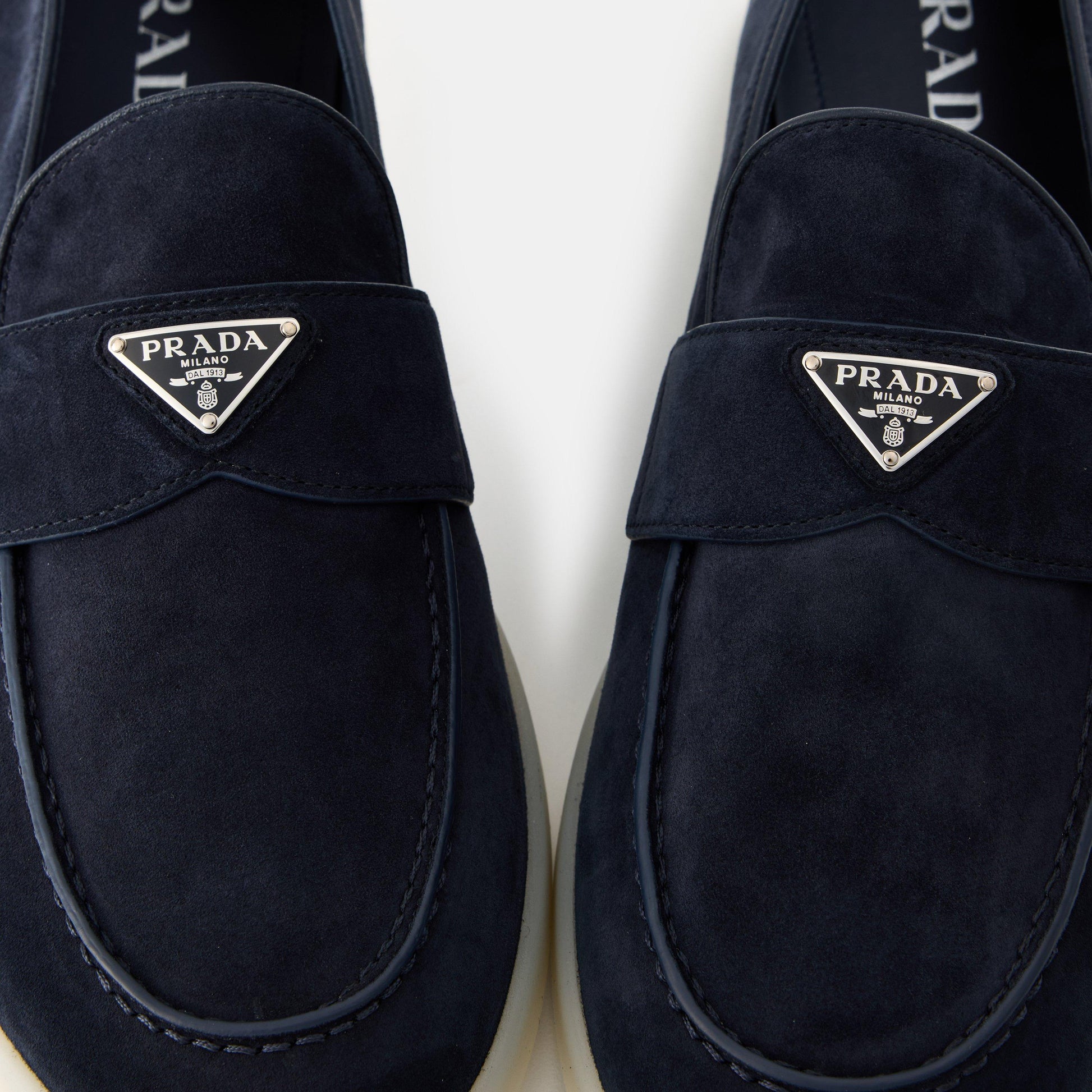 Prada Suede Loafers