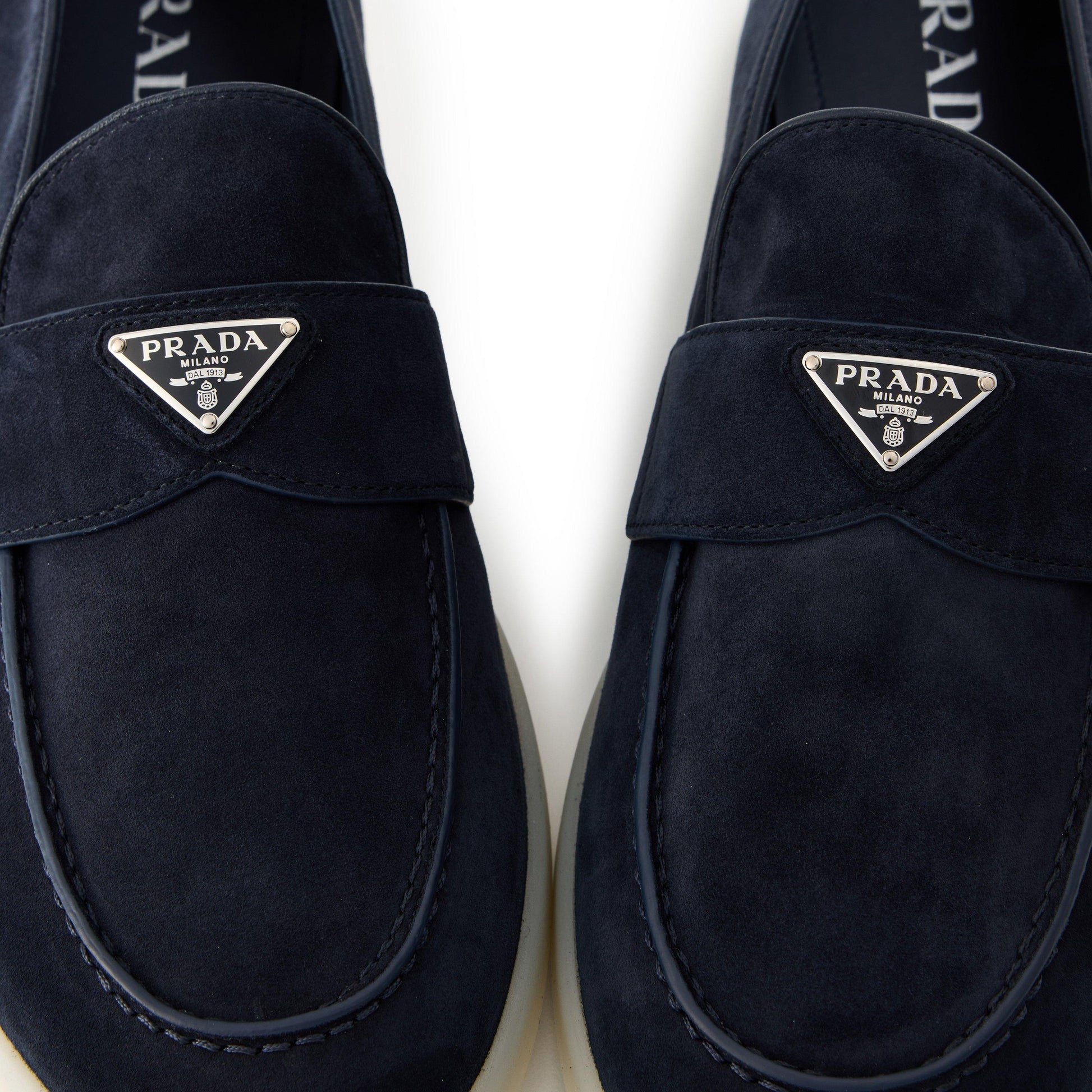 Prada Suede Loafers