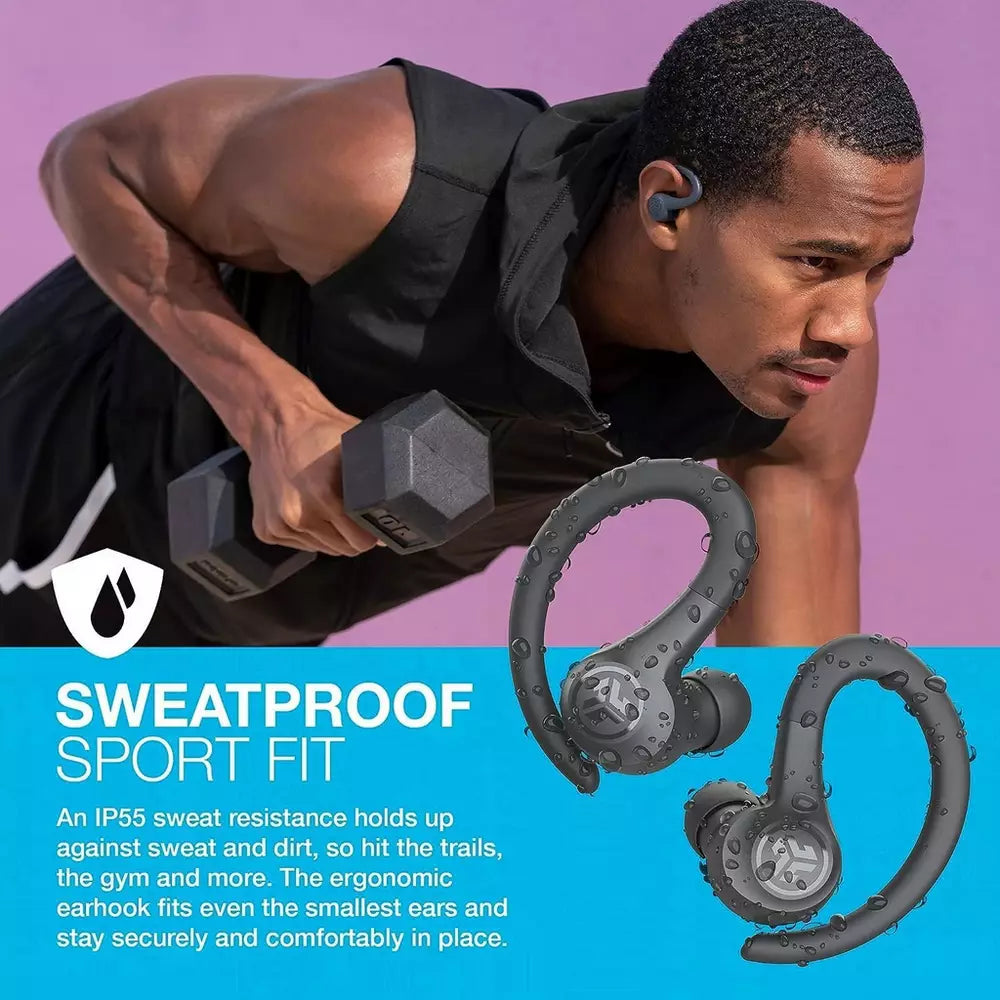 JLab GO Air Sport True Wireless Earbuds – Graphite