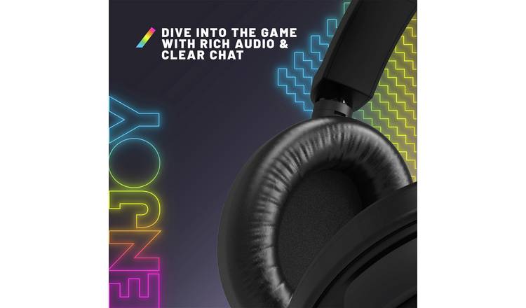 STEALTH C6-100 LED Gaming Headset Xbox, PS, Switch, PC