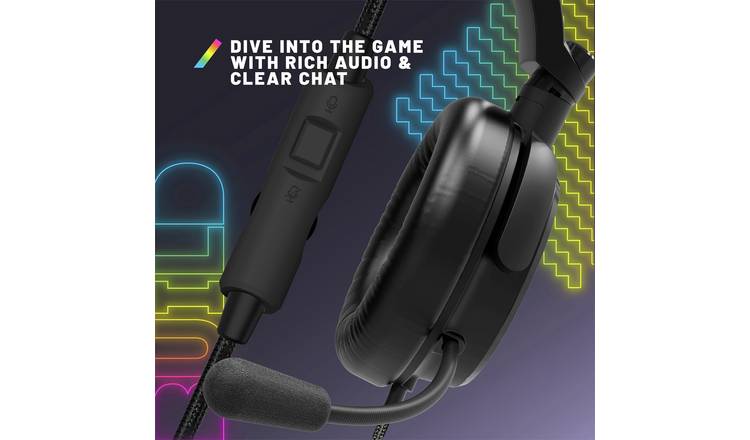 STEALTH C6-100 LED Gaming Headset Xbox, PS, Switch, PC