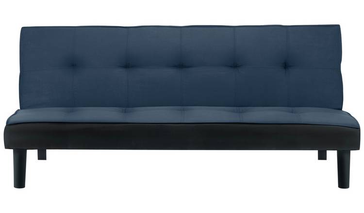 Birlea Aurora Clic Clac Velvet Sofa Bed - Midnight Blue