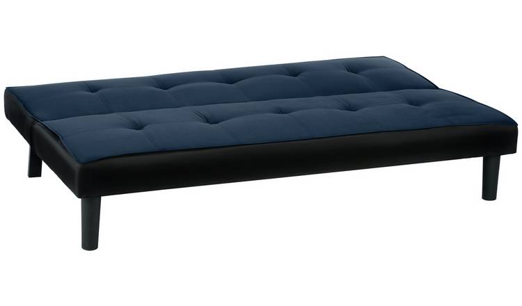 Birlea Aurora Clic Clac Velvet Sofa Bed - Midnight Blue
