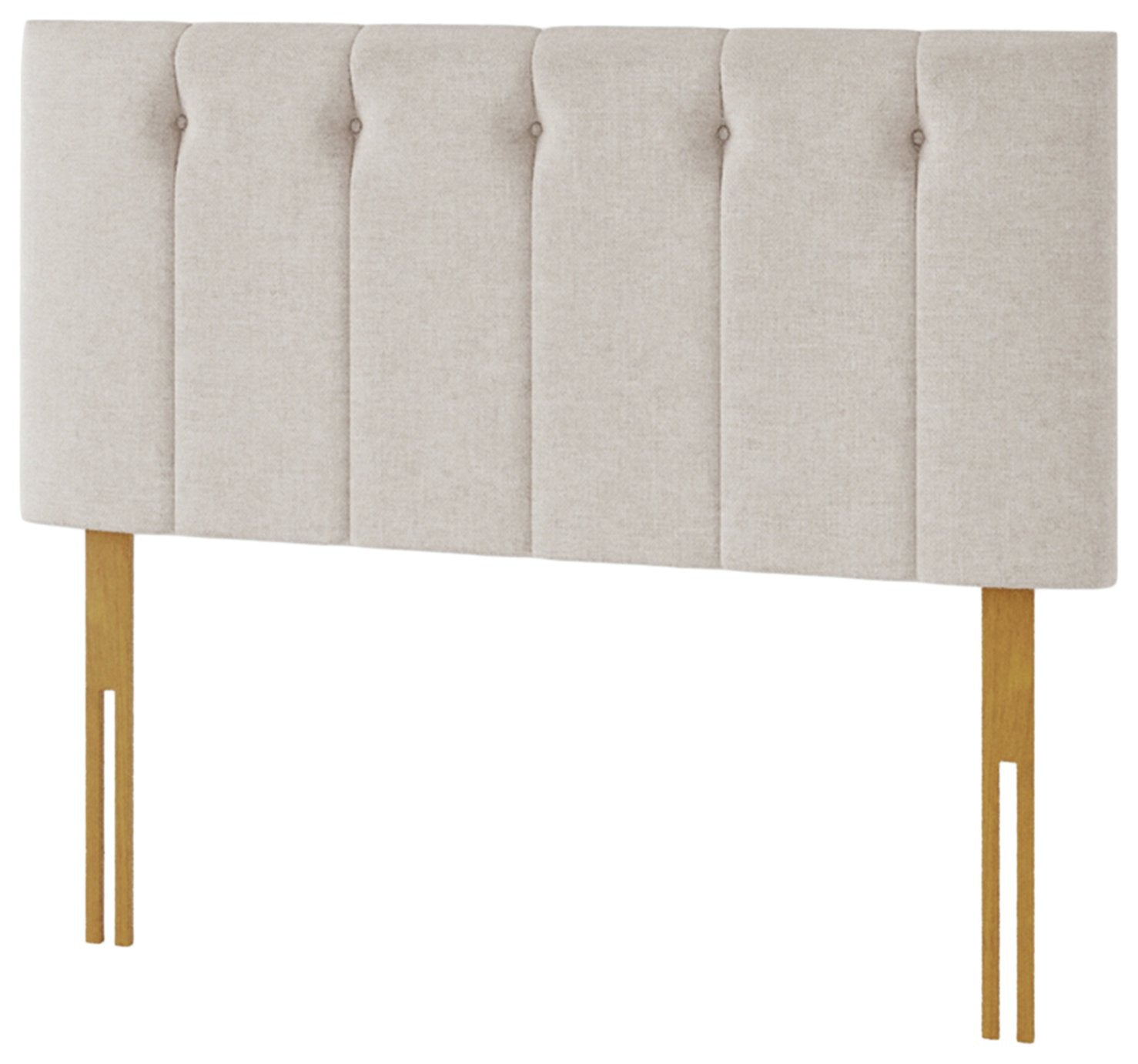 Aspire Hepburn Twill Double Headboard - Natural