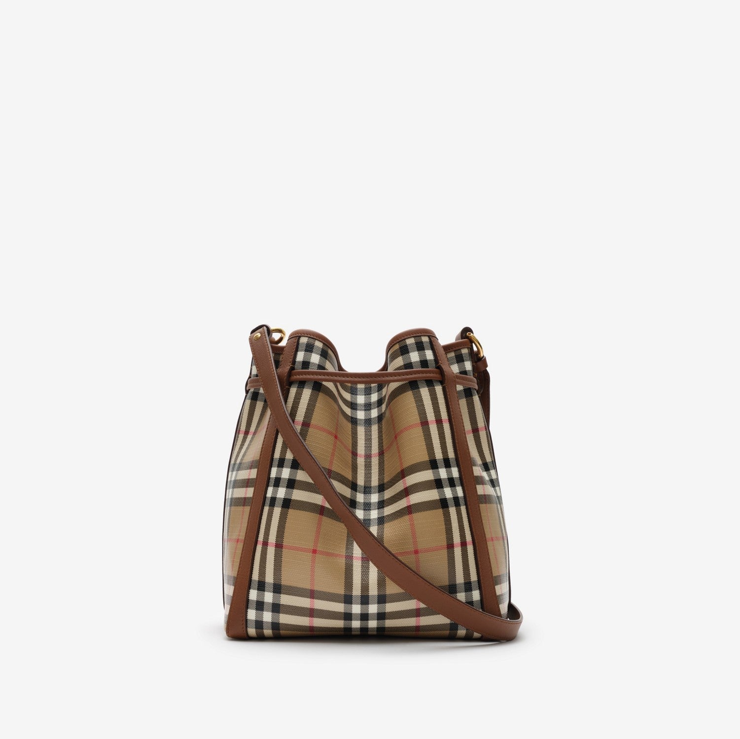 Small Check Bucket Bag