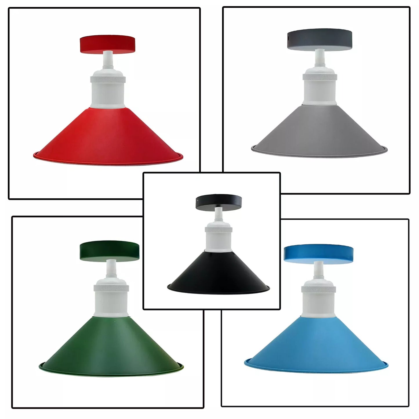 Vintage Metal Wall Light Industrial Lighting Ceiling Light Wall Sconce ~5656