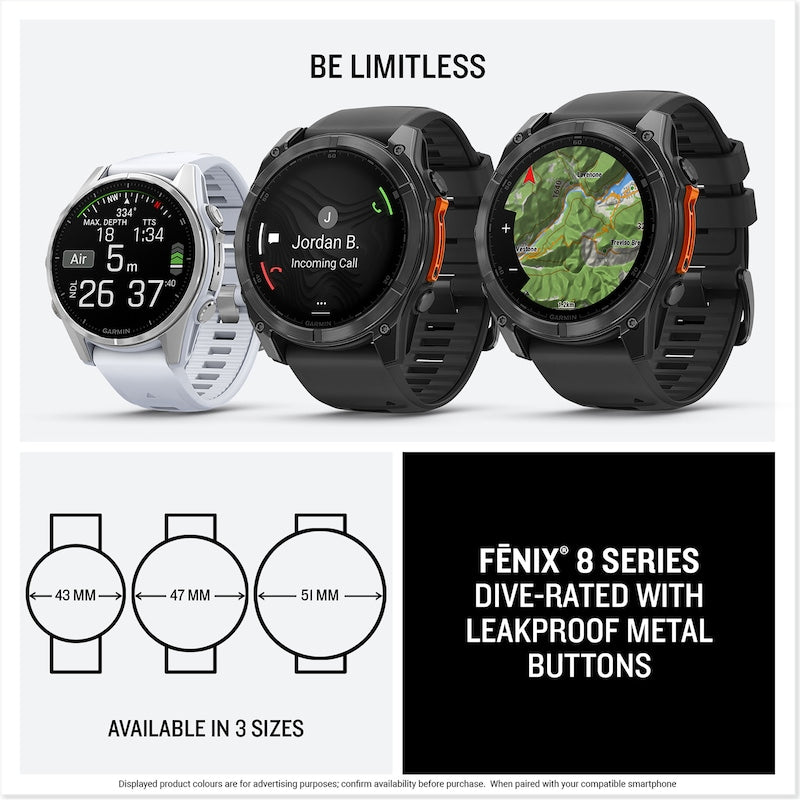 Garmin Fēnix® 8 Amoled 47mm Smart Watch