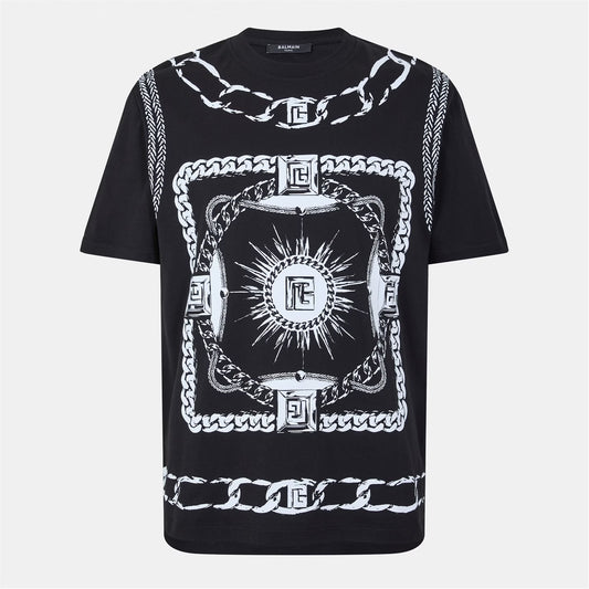 Men's Foulard Regular Fit T-Shirt