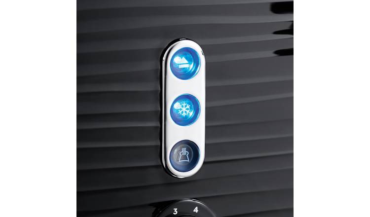 Russell Hobbs Inspire 4 Slice Black Plastic Toaster 24381