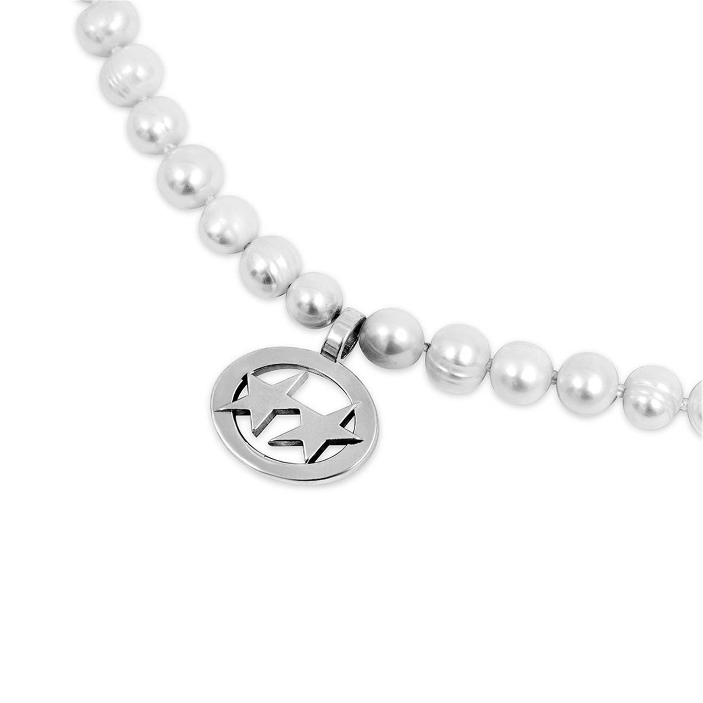 Unisex Adults Icon Pearl Chain Necklace