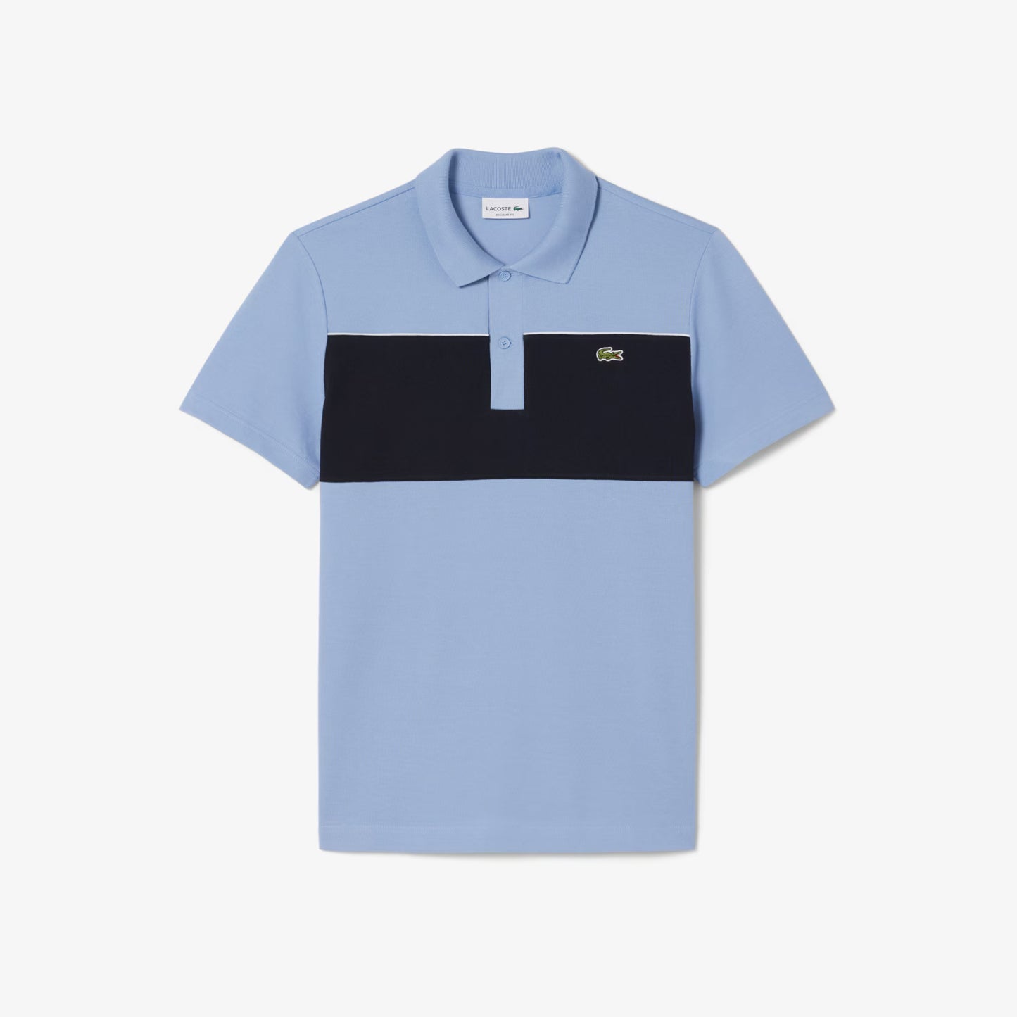 Regular Fit Colour-Block Piqu e9 Polo Shirt