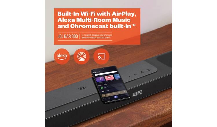 JBL Bar 800 5.1.2Ch Sound Bar With Wireless Sub