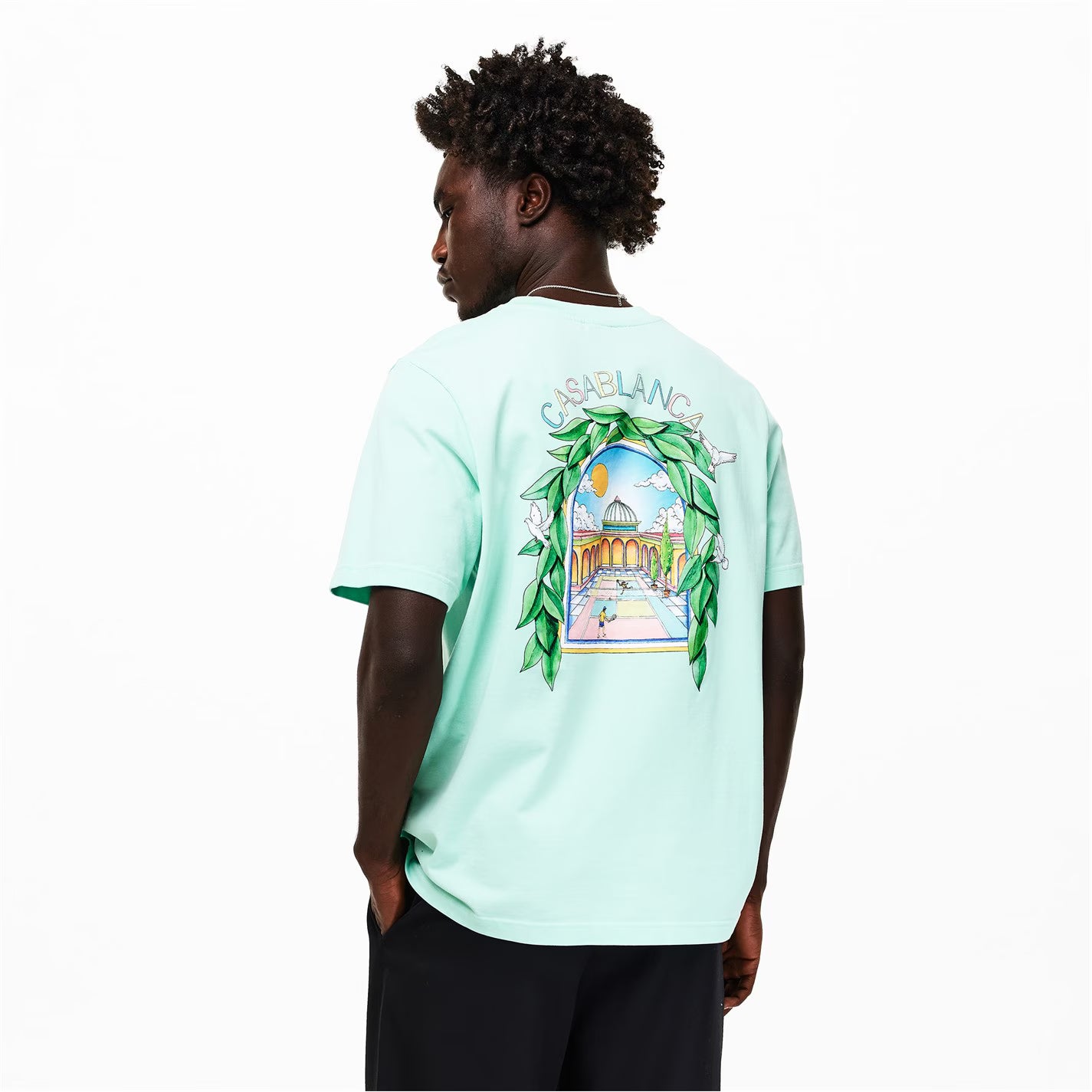 Men's Graphic Cotton L'Arche Tennis Club T-Shirt