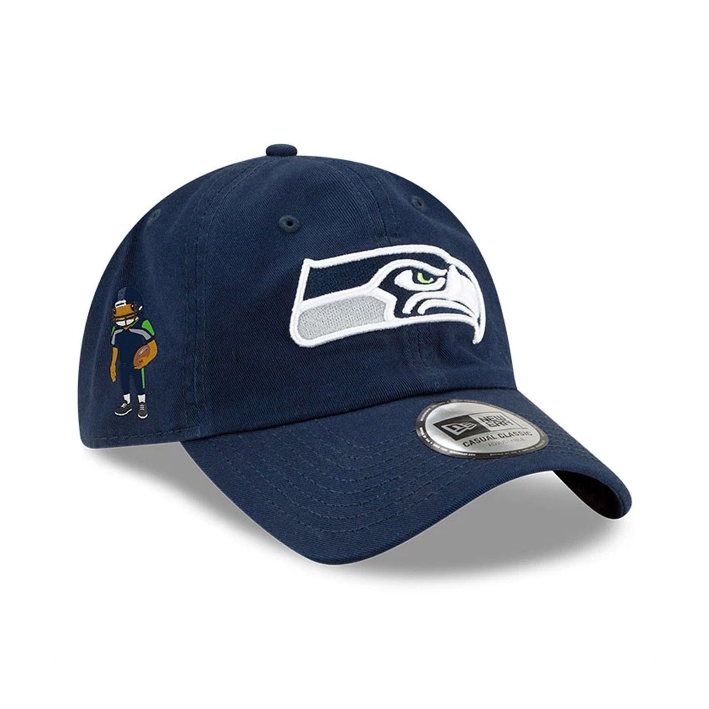 Seattle Seahawks NFL X Bad Bunny Navy Casual Classic Adjustable Cap
