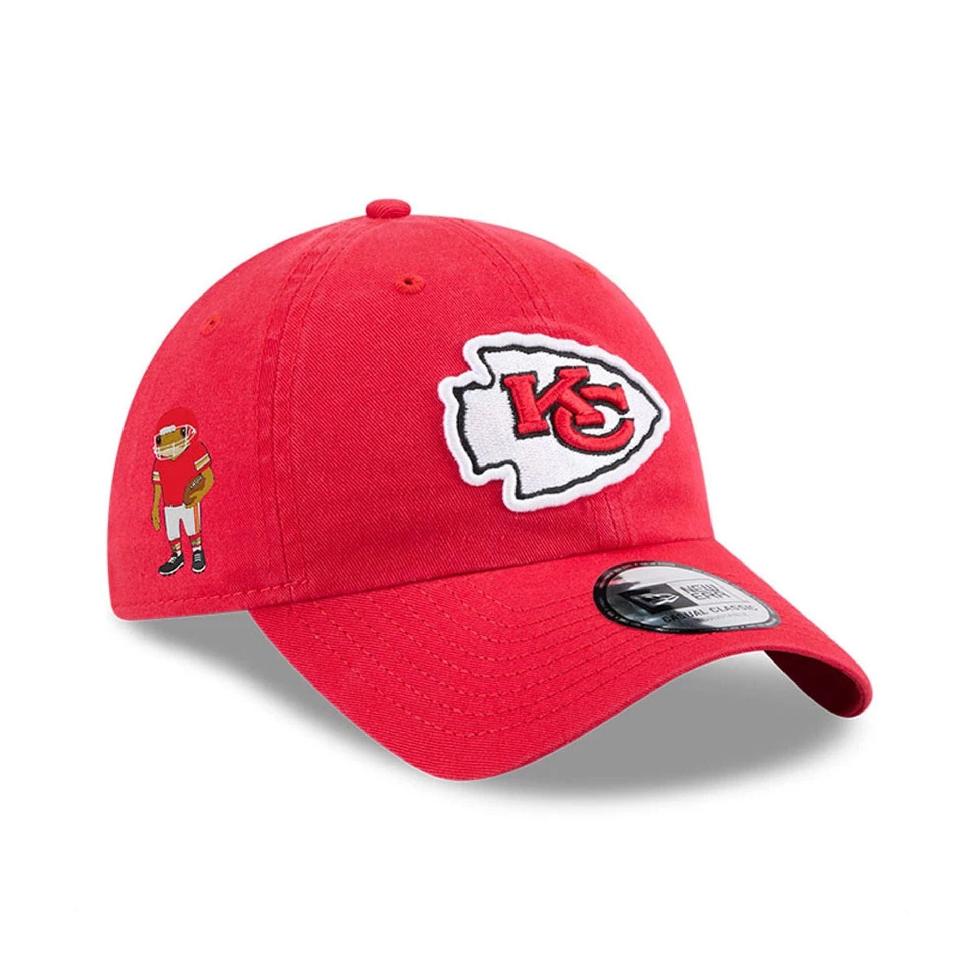 Kansas City Chiefs NFL X Bad Bunny Red Casual Classic Adjustable Cap