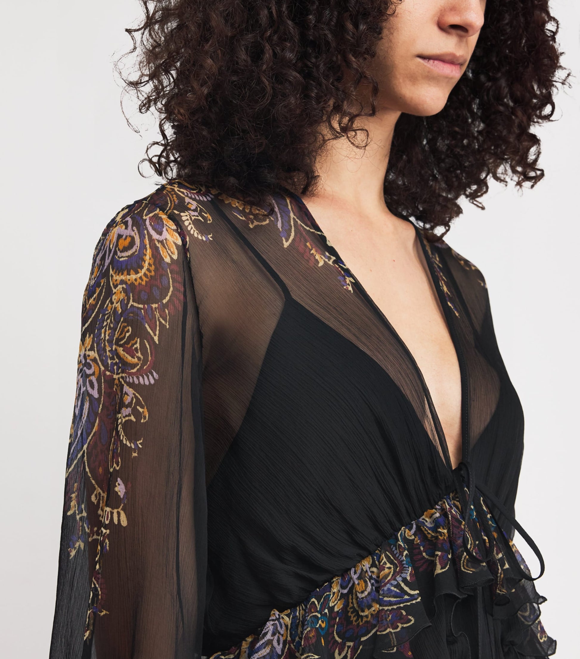 Etro Silk Paisley Maxi Dress