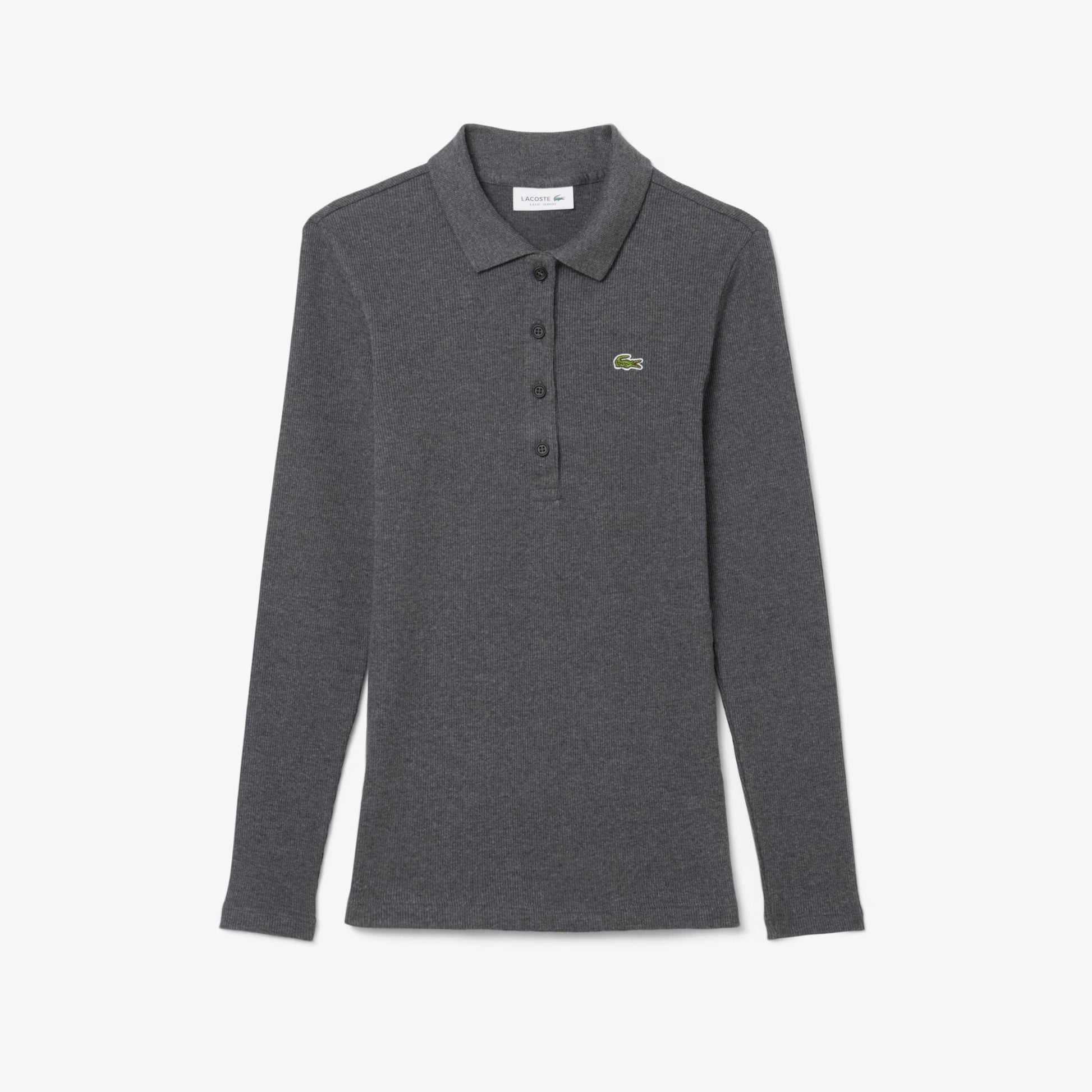 Slim Fit L.12.D Ribbed Cotton Polo Shirt