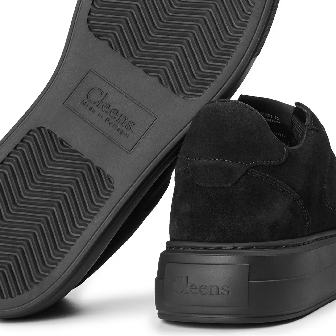 CLEENS Men's Court Suede Trainers