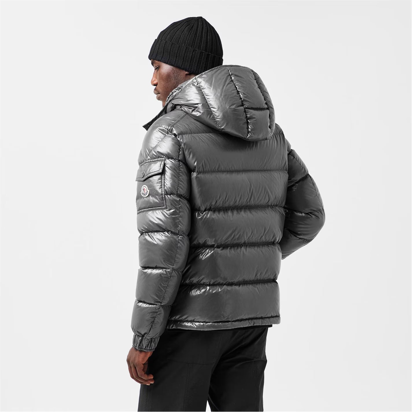 MONCLER Men's Maya Waterproof Down Detachable Hood Short Puffer Jacket