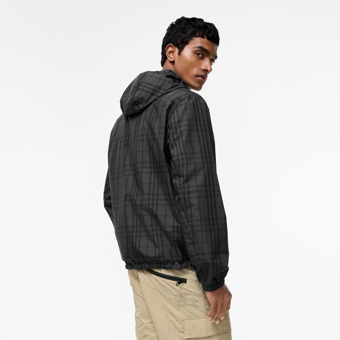 Reversible Check Newport Hooded Jacket