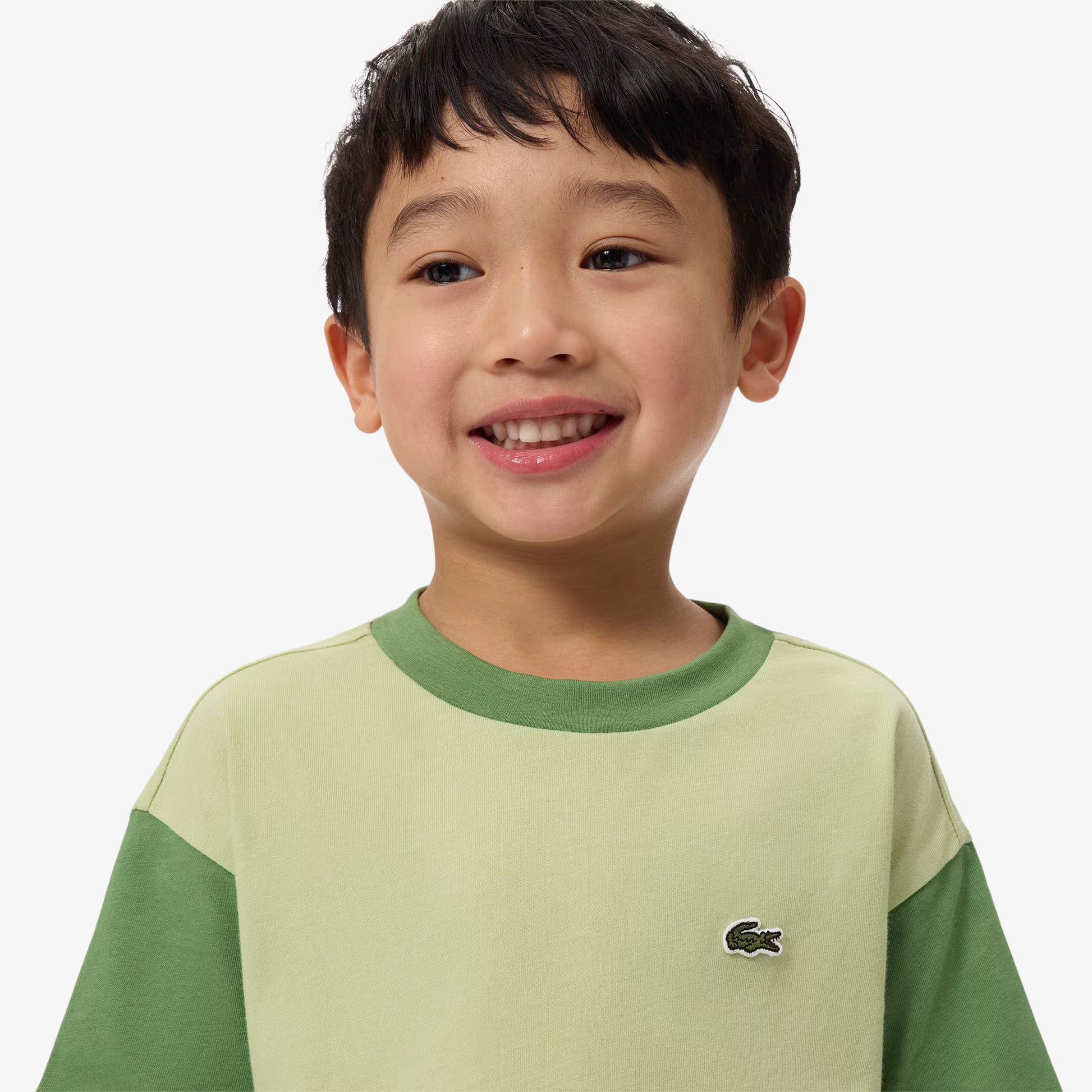 Contrast Trim Cotton T-shirt