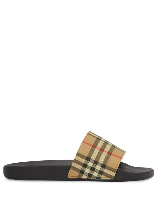 Burberry Vintage check print slides