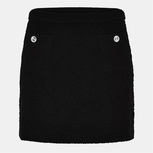 GUCCI Women's Wool Knit Mini Skirt