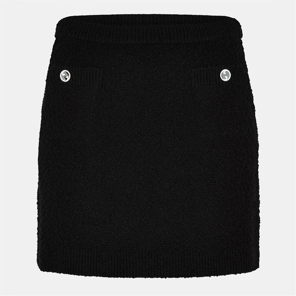GUCCI Women's Wool Knit Mini Skirt