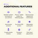 Reebok Jet 100z Folding Treadmill with Connected Fitness