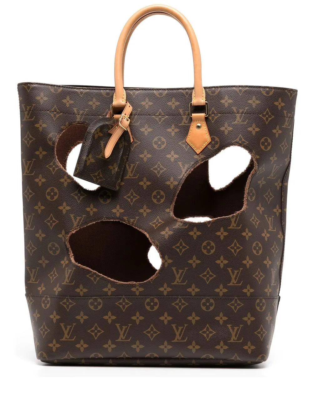 Louis Vuitton Pre-Owned x Comme Des Garçons 2014 burned holes monogram tote bag
