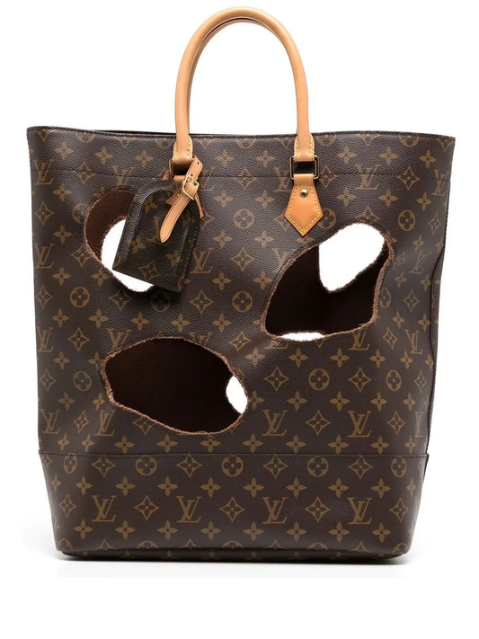 Louis Vuitton Pre-Owned x Comme Des Garçons 2014 burned holes monogram tote bag